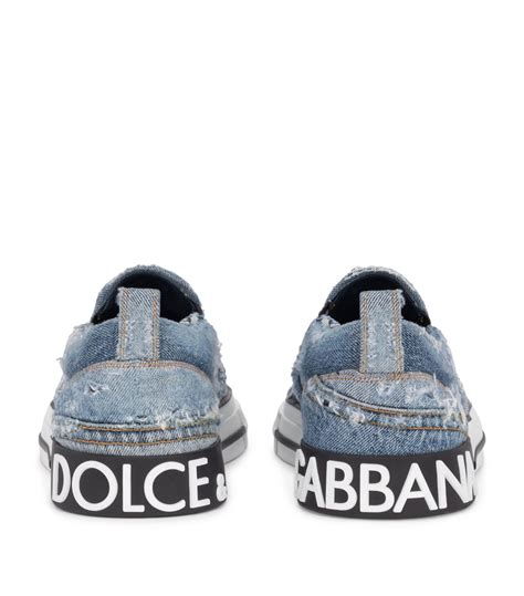 dolce and gabbana denim shoes